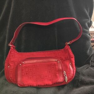 Liz & Co. Vibrant Red Shoulder Bag